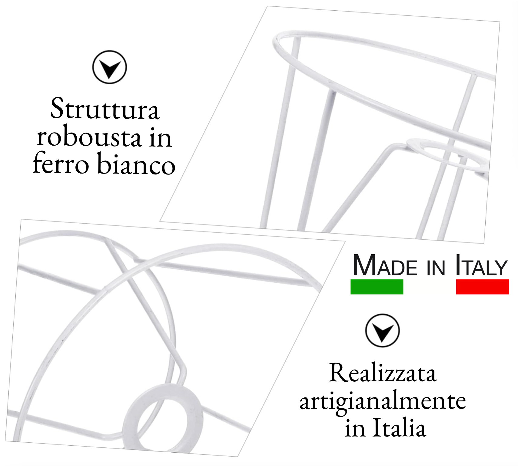 Telaio Tulipano per Paralume