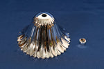 Load image into Gallery viewer, Half-sphere Ceiling Rose for Chain, Chrome, 120mm
