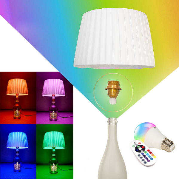 Kit Da Bottiglia a Lampada Multicolore – Imperato Illuminazione: Maestri  dei Paralumi Artigianali